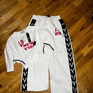 New York Graphic Jogger Set♥️🔥